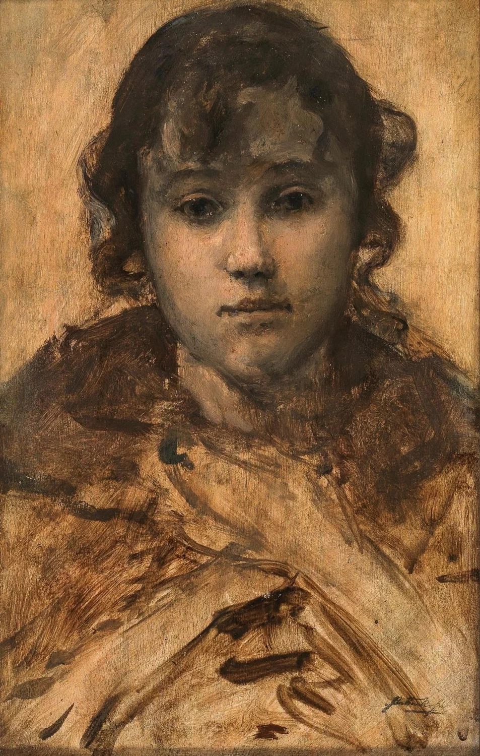 Ritratto di una giovane ragazza